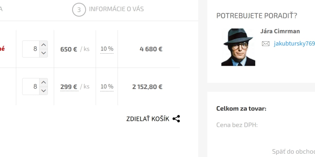 Sdílený košík